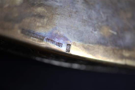 A late 19th/early 20th century Chinese Export silver tea tray by Luen Wo, Shanghai, 63 oz.